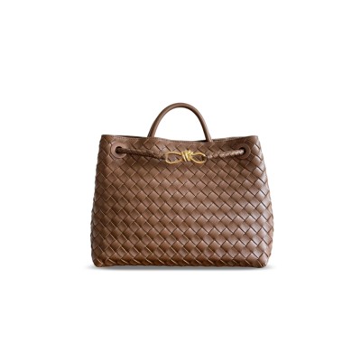 BOTTEGA VENETA MEDIUM ANDIAMO HAZELNUT BROWN 743572 (32*24*12cm)